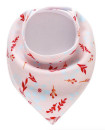 SET 1 Girls 5 Baby Bibs Bandana Handkerchief for Infant Drooling Teething Super Absorbent Bibs Age 0-24M